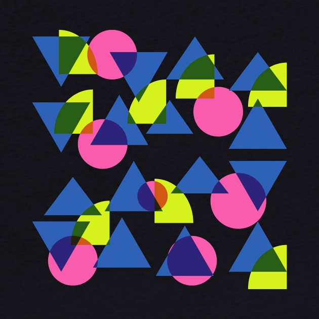 Simple 90s Shapes in Neon Colors by ApricotBirch